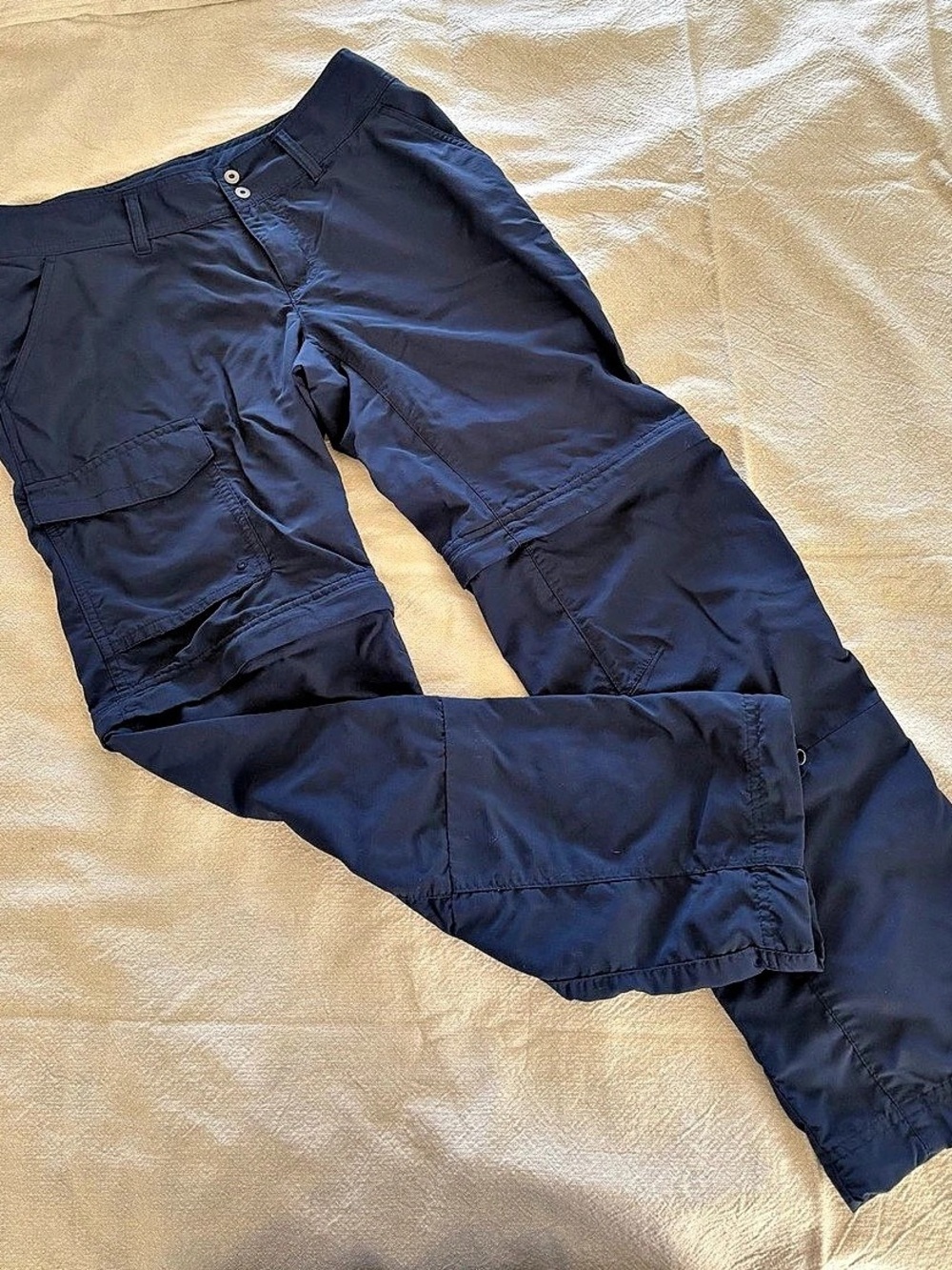 Columbia Silver Ridge Convertible Pants Cargo Convertible Pants Blue Waist 32